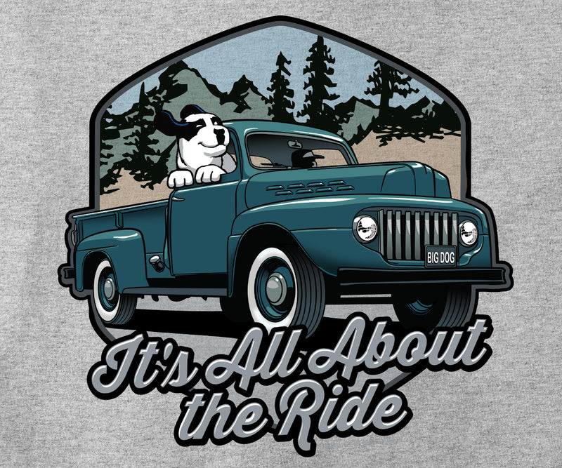 All About the Ride Full Zip Graphic Hoodie