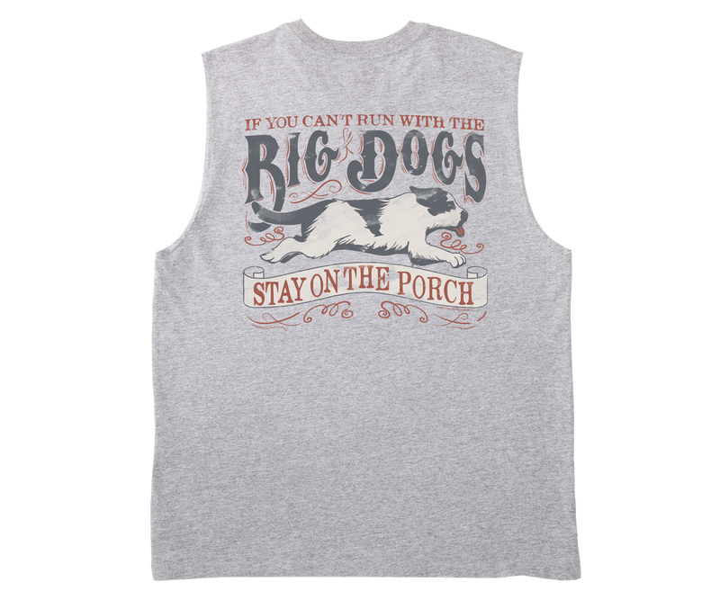 Run With Logo Muscle Shirt