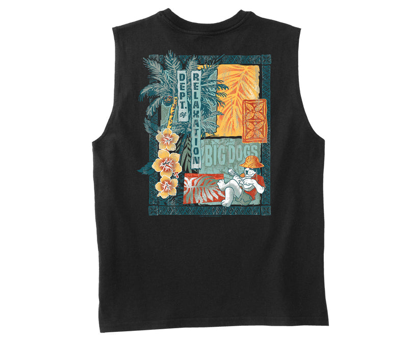 DOR Palm Collage Muscle Shirt