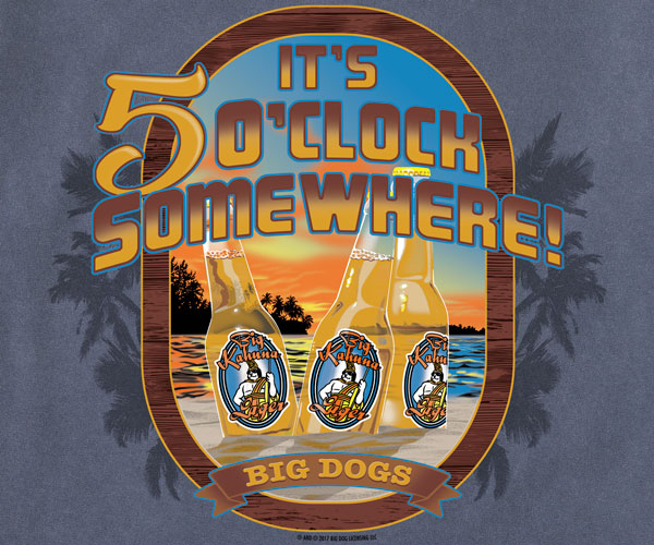 Five O'Clock Brews Pigment Washed Tee