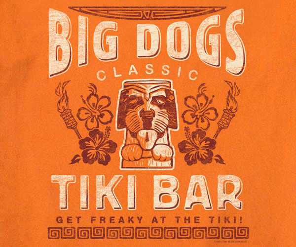 Freaky At The Tiki Vintage Washed Crew