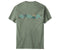 Tropical Bands Garment Wash Crew