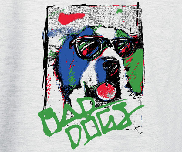 Retro Bad Dog Grafitti T-Shirt