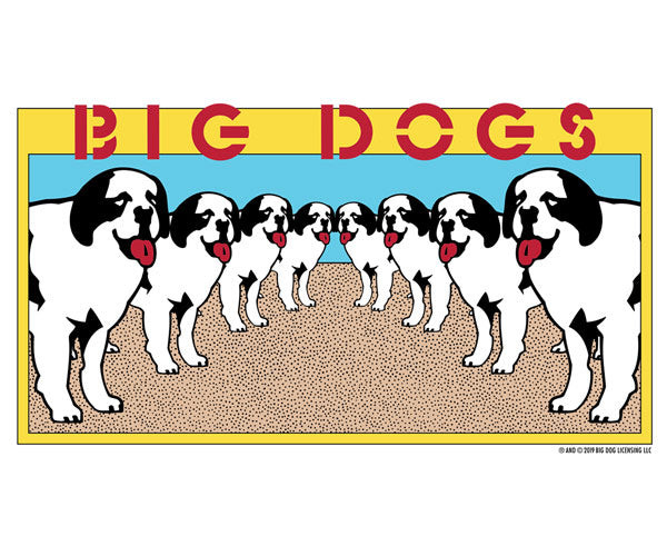 Retro Big Dog Eight T-Shirt