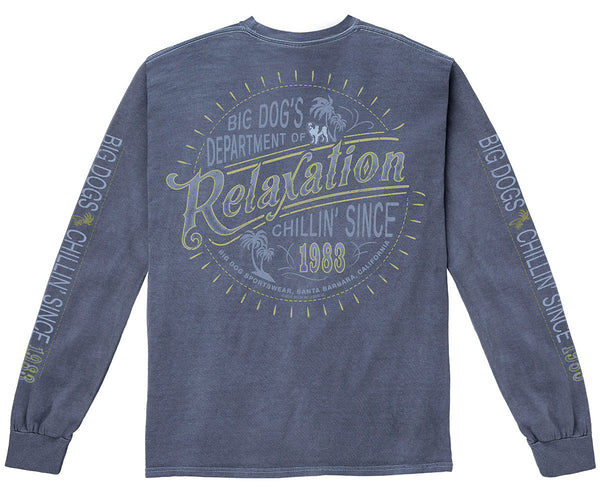 Dept. Of Relaxation Pigment Washed Long Sleeve