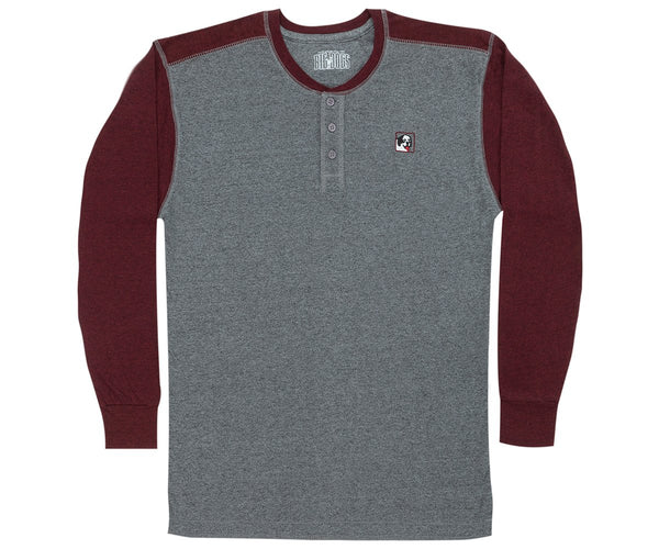 Contrast Sleeve Jersey Henley
