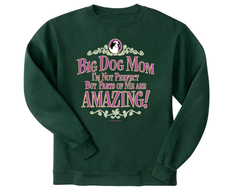 Big Dog Mom Not Perfect Graphic Crew