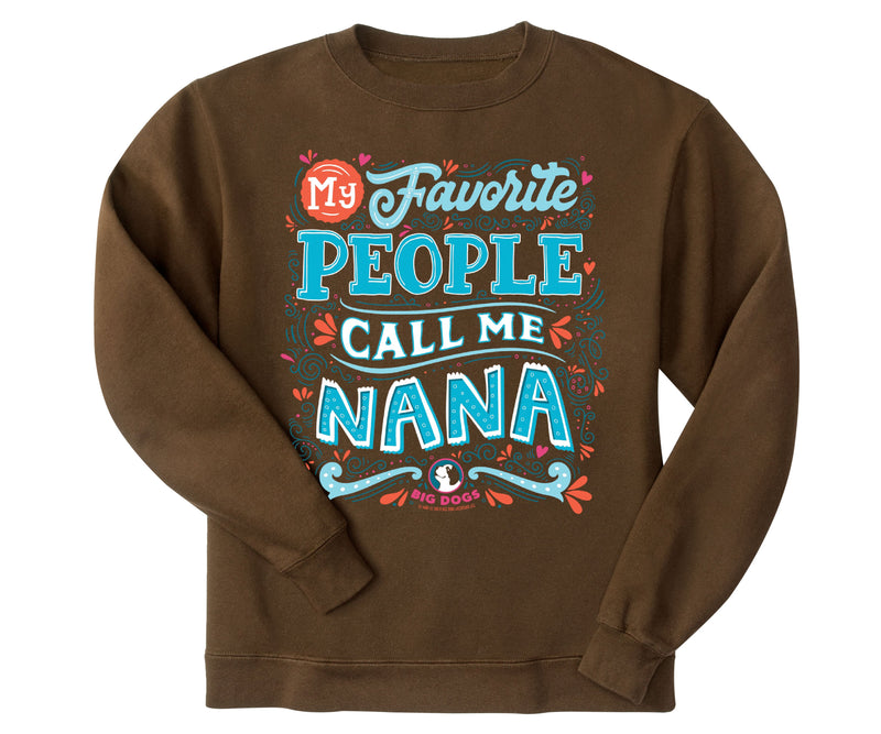 Call Me Nana Graphic Crew