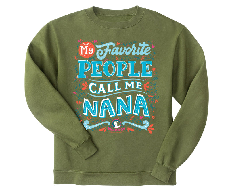 Call Me Nana Graphic Crew