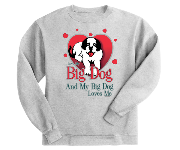 Love My Big Dog Graphic Crew