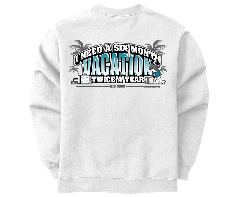 6 Month Vacation Graphic Crew
