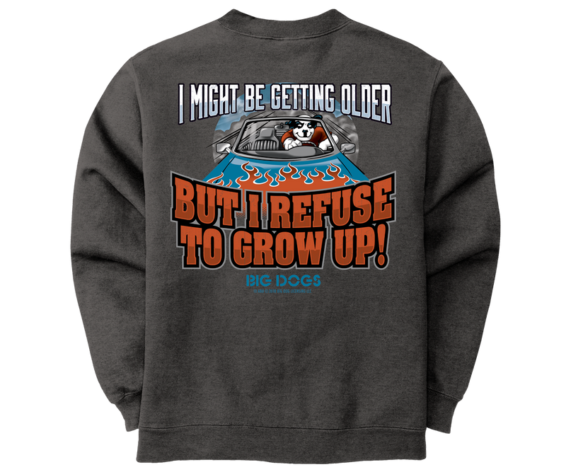 Refuse To Grow Up Graphic Crew