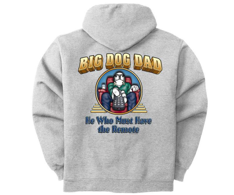 Big Dog Dad Remote Graphic Hoodie