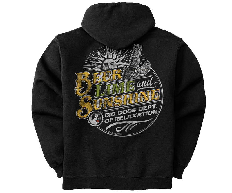 Beer Lime and Sunshine Graphic Hoodie