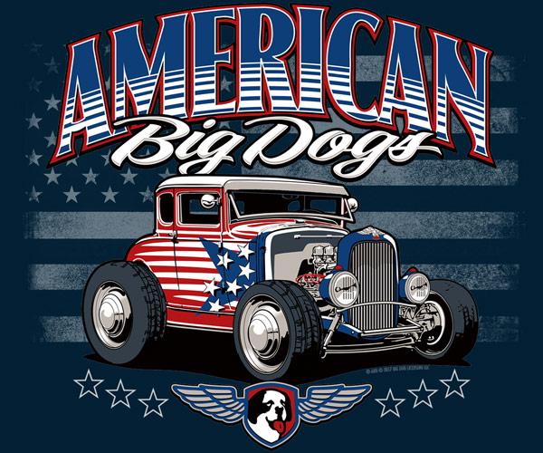 All American Hot Rod Graphic Hoodie