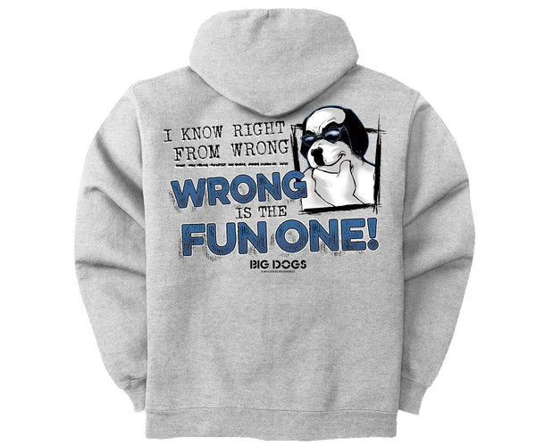 Right From Wrong Graphic Hoodie