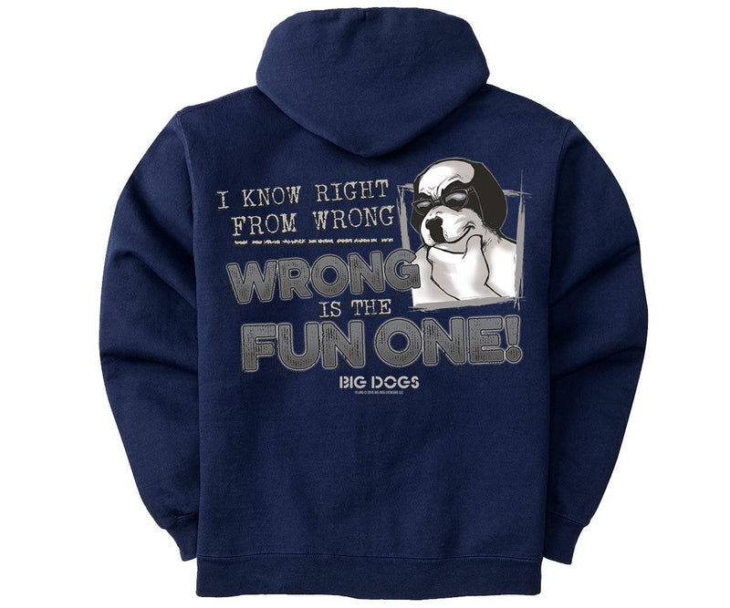 Right From Wrong Graphic Hoodie