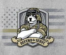 Defend and Serve Graphic Hoodie
