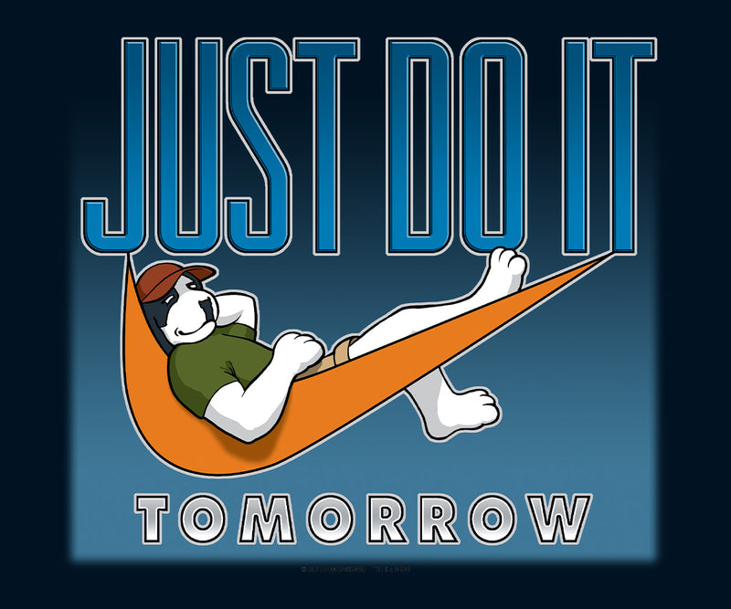 Just Do It Tomorrow Graphic Hoodie