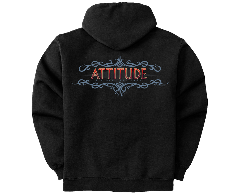 Attitude Scroll Graphic Hoodie