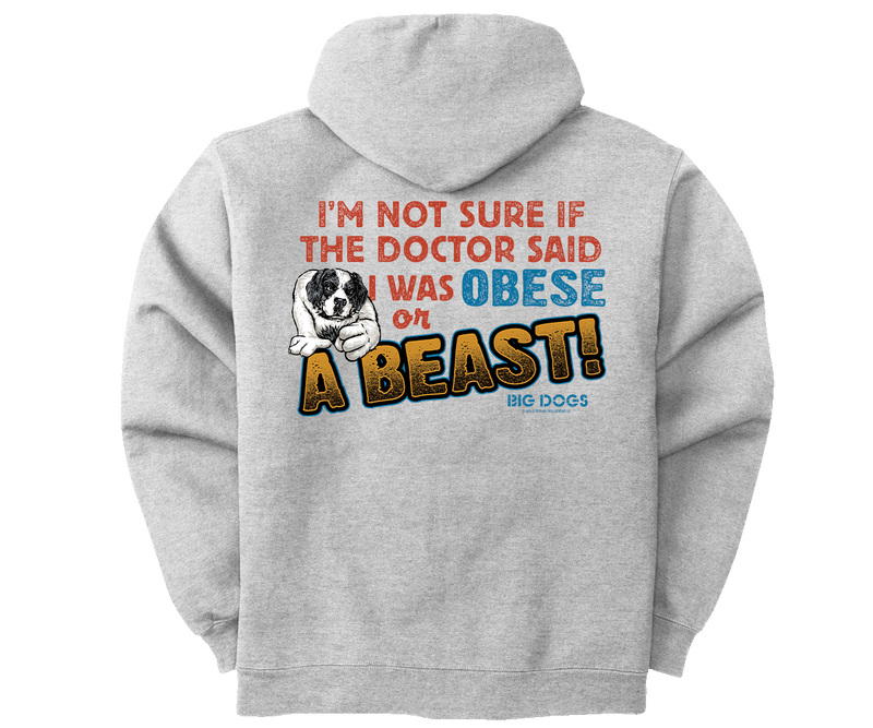 A Beast Graphic Hoodie