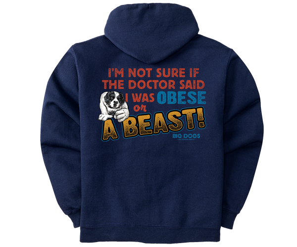 A Beast Graphic Hoodie
