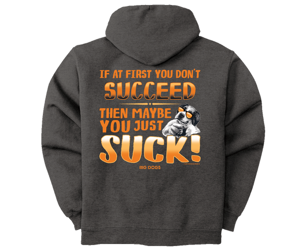 If At First Graphic Hoodie