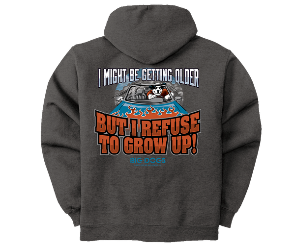 Refuse To Grow Up Graphic Hoodie