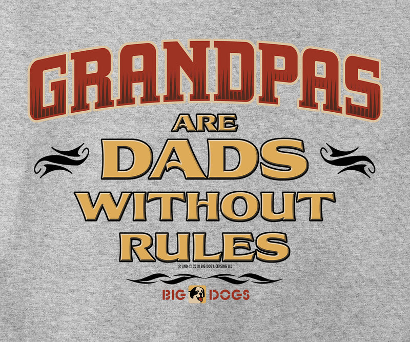 Grandpa Rules Graphic Hoodie