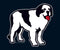 Logo Dog Graphic Hoodie