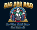 Big Dog Dad Remote Full Zip Graphic Hoodie
