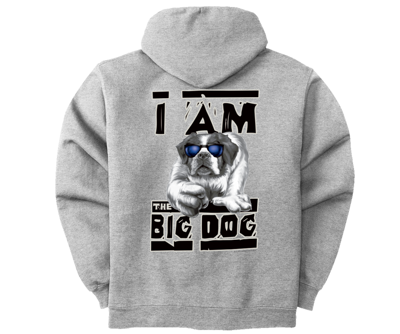 I Am The Big Dog Full Zip Graphic Hoodie