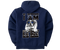 I Am The Big Dog Full Zip Graphic Hoodie