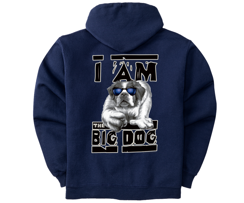 I Am The Big Dog Full Zip Graphic Hoodie