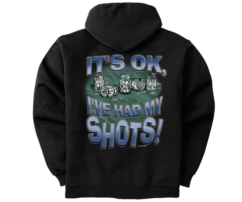Had My Shots Full Zip Graphic Hoodie
