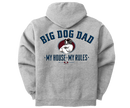 Big Dog Dad Full Zip Graphic Hoodie