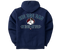 Big Dog Dad Full Zip Graphic Hoodie