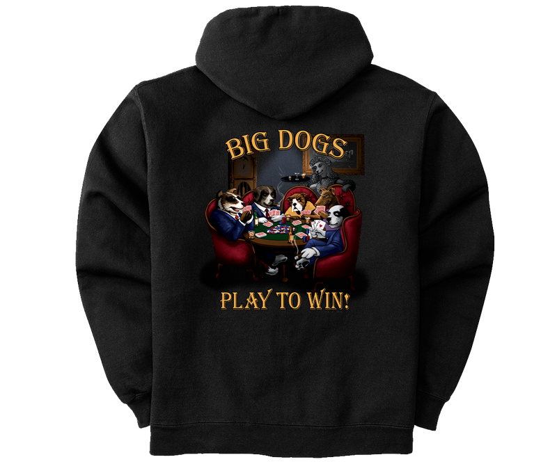 Play to Win Full Zip Graphic Hoodie