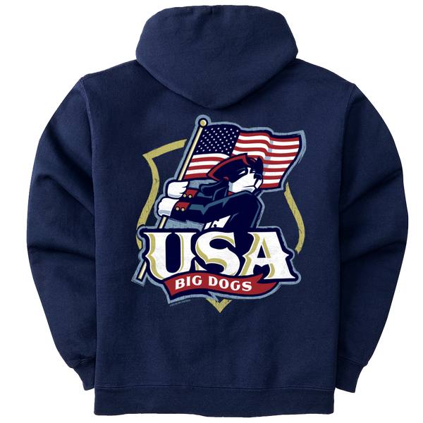 USA Full Zip Graphic Hoodie Big Dogs