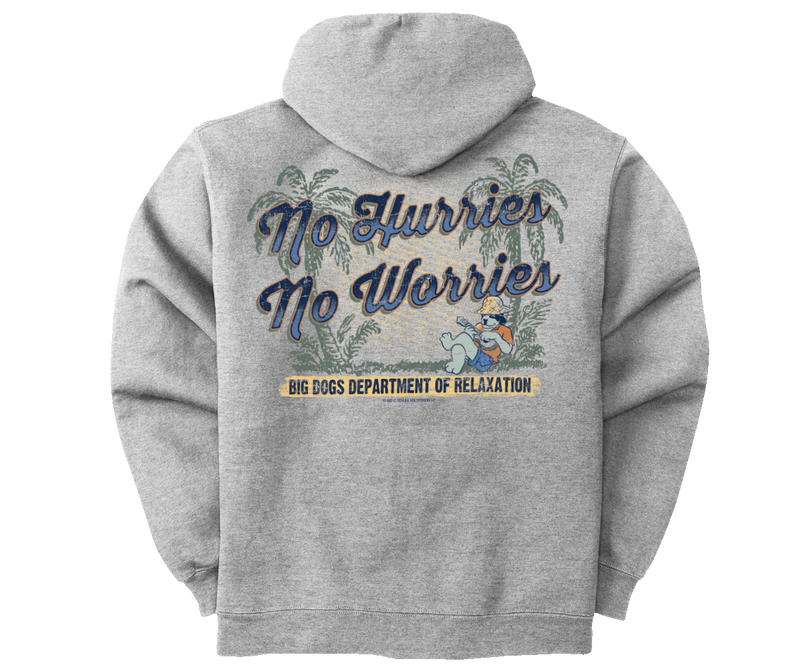No Hurries Full Zip Graphic Hoodie