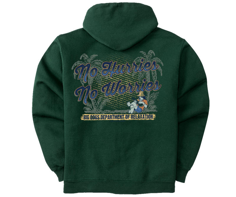 No Hurries Full Zip Graphic Hoodie