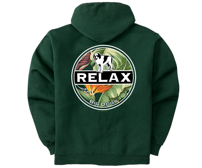 Relax Tropics Full Zip Graphic Hoodie