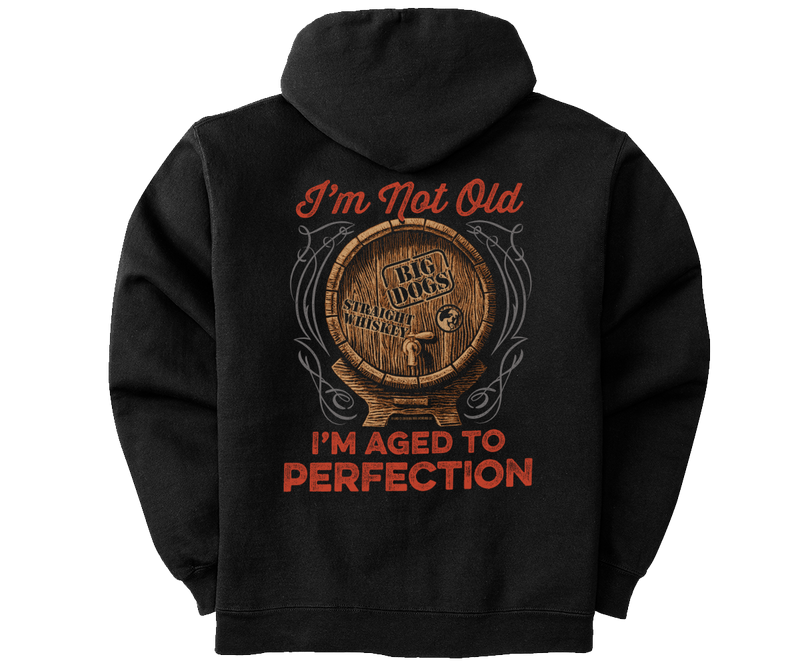 Aged to Perfection Full Zip Graphic Hoodie