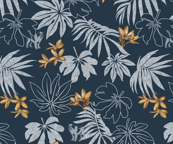 Plumeria Garden Rayon Shirt