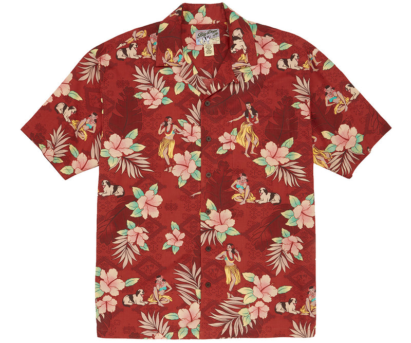 Hula Sunset Rayon Shirt