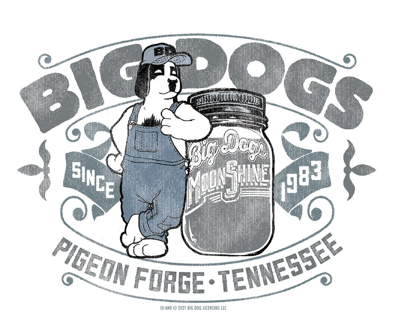 Big Dog Moonshine Jar T-shirt