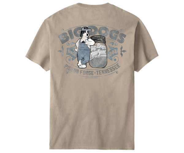 Big Dog Moonshine Jar T-shirt