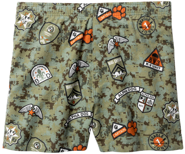 Alpha Dog Printed Flannel Boxers