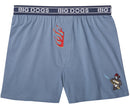Like It Hot Fireman Embroidered Knit Boxers