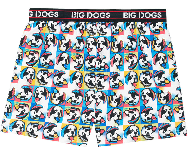 Pop Dog Printed Knit Boxers